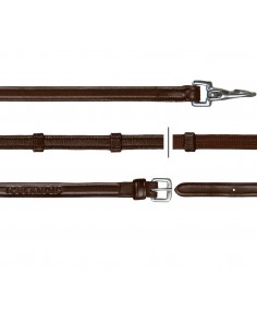 Rênes Hunter Grip 1/2 Avec...