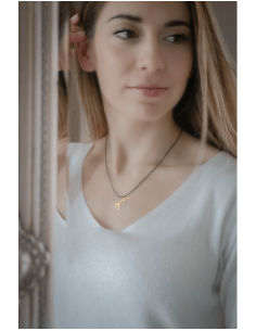 COLLIER EQUESTRE DORE PENELOPE